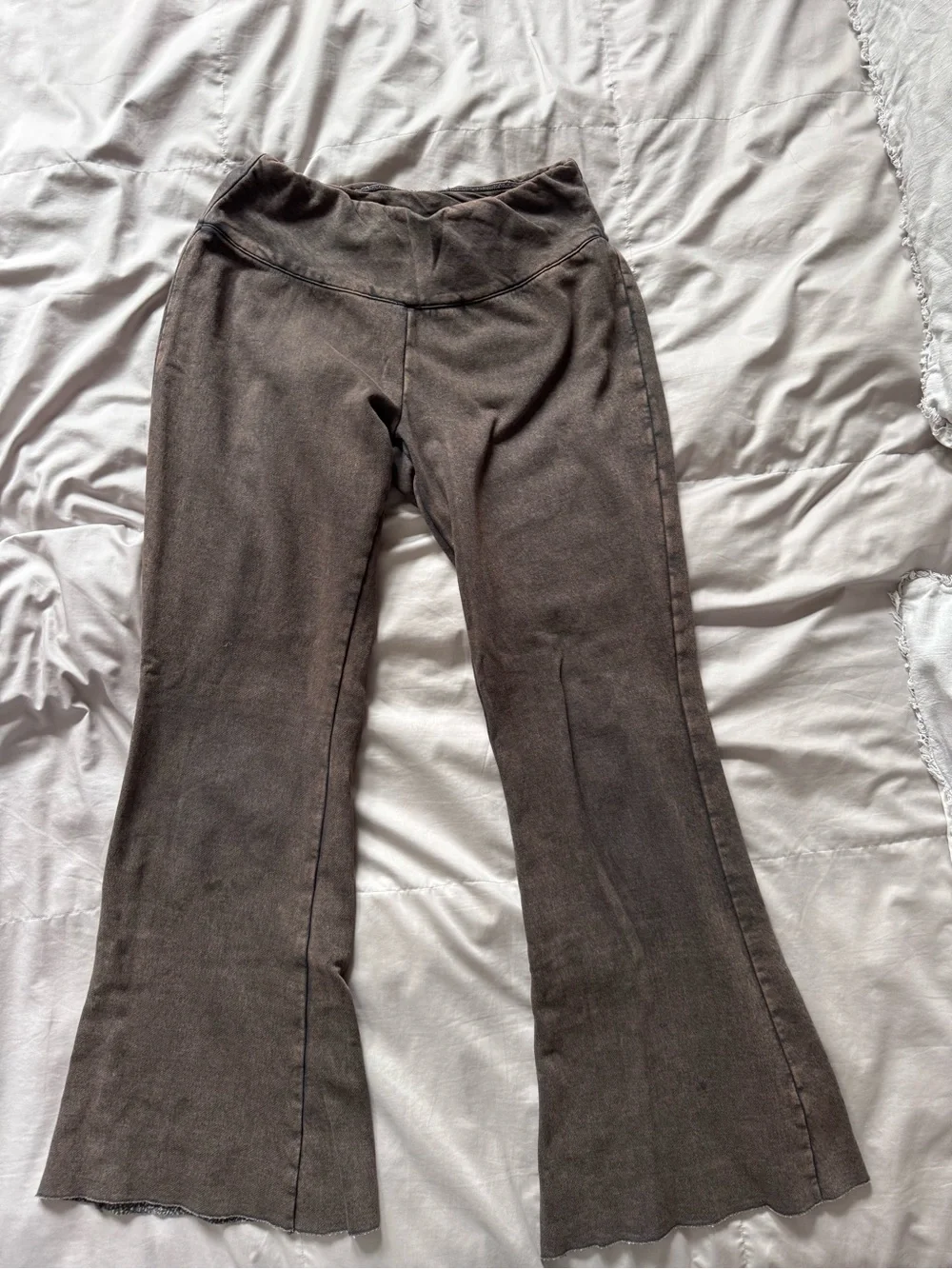 Women’s Flared Pants in Dark Brown